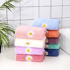 [ SET 5 KHĂN RỬA MẶT HỌA TIẾT HOA CÚC] (có sỉ)