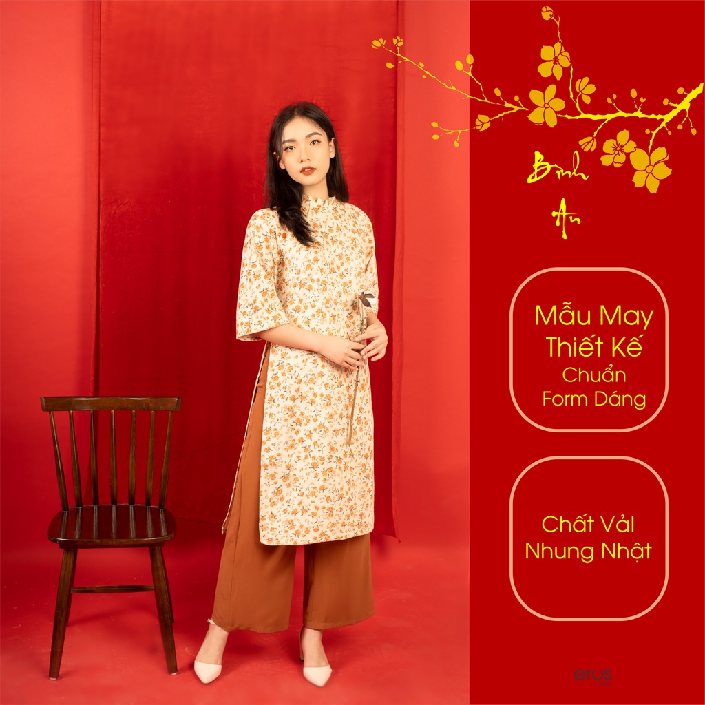 Áo Dài Cách Tân [ HÀNG THIẾT KẾ NHÀ MAY CHUYÊN NGHIỆP ] Chuẩn Form Dáng erosbyblink TK302 | BigBuy360 - bigbuy360.vn