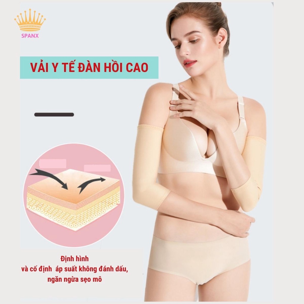 Đai gen nịt định hình thon gọn giảm mỡ bắp tay sau phẫu thuật hút mỡ
