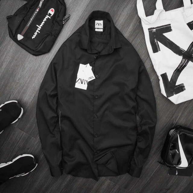 Áo Sơmi Nam Tay Dài Cotton Lụa | BigBuy360 - bigbuy360.vn