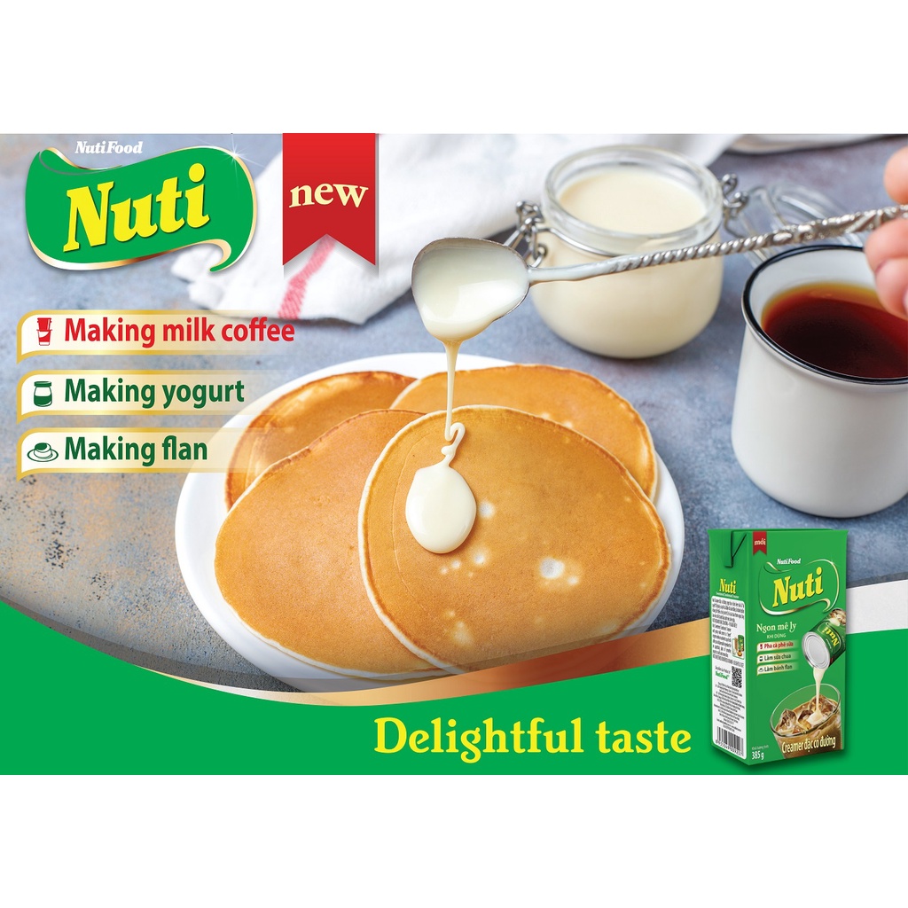 Hộp Creamer Đặc Sữa Pha Chế Sữa Đặc Có Đường NutiMilk Hộp 1,284 kg - NUTIFOOD - YOOSOO MALL
