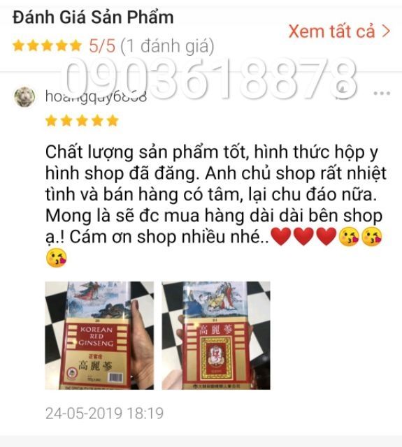 Sâm Cao Ly Hàn Quốc - Korean Red Ginseng