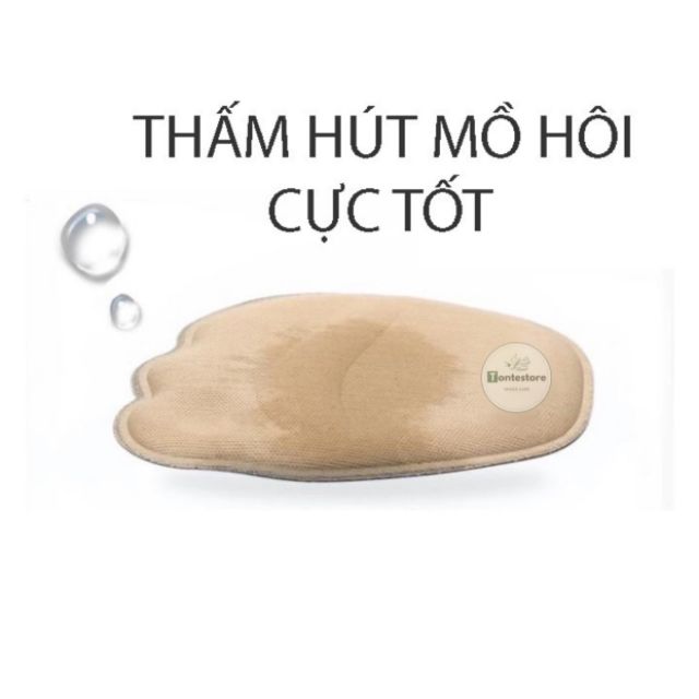 Cặp lót mũi giày cao gót, giày búp bê êm chân, hút mồ hôi- Thiết kế 4D massage chân DANCG01