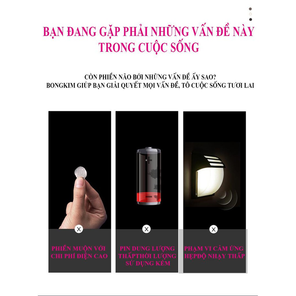 Đèn LED cảm ứng sử dụng năng lượng mặt trời không tốn điện