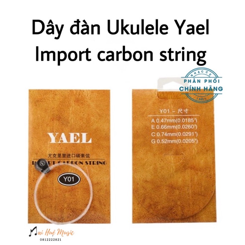 Dây đàn Ukulele Cacbon chính hãng YAEL - âm cực hay