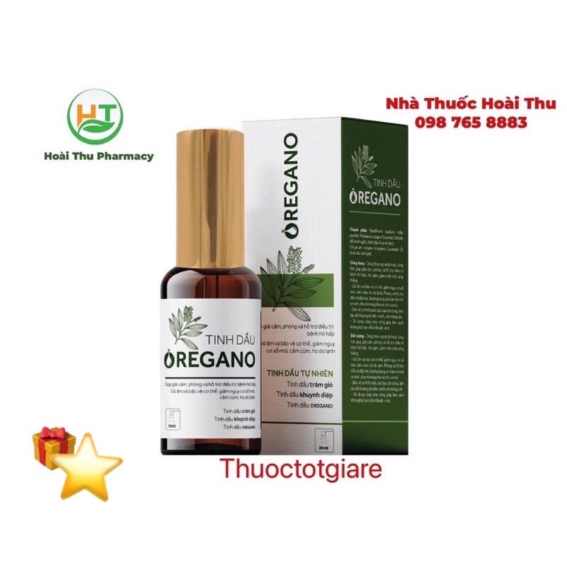 Tinh dầu Oregano Vshine - giảm sổ mũi, cảm gió ,cảm lạnh