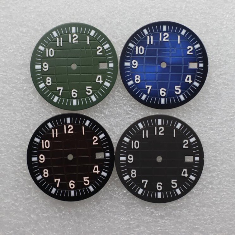 Đồng Hồ Đeo Tay NH35 Mặt Phát Quang Xanh Lá 32mm Phong Cách Doanh Nhân Sang Trọng