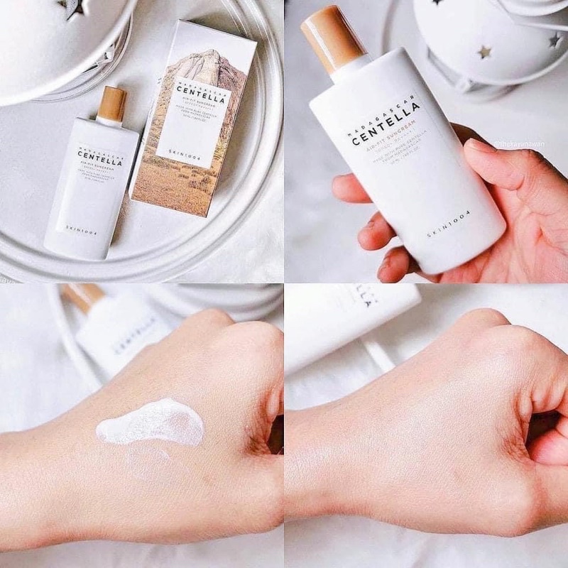 Kem Chống Nắng Nâng Tông Da Chiết Xuất Rau Má Skin1004 Madagascar Centella Air-Fit Suncream SPF50+/PA++++ 50ml
