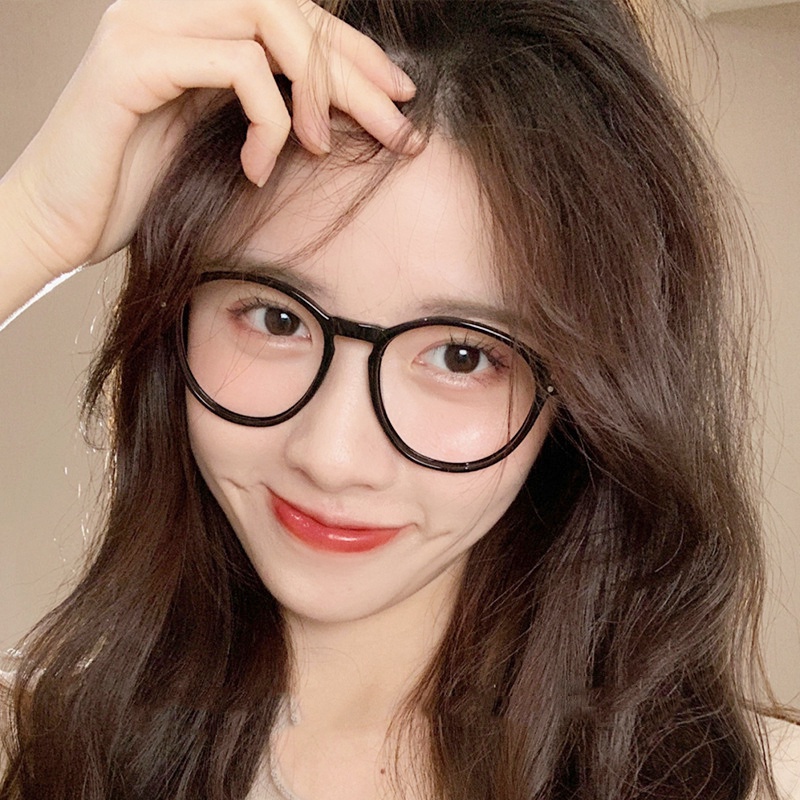 Mắt Kính Giả Cận From Tròn 2 Chấm Góc Siêu Hot D83