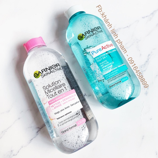 Tẩy trang Garnier SkinActive Pháp 400ml