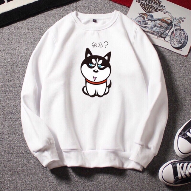 Áo sweater nam nữ mèo cao cấp có bigsize đên 100kg vải nỉ bông dày đẹp | BigBuy360 - bigbuy360.vn