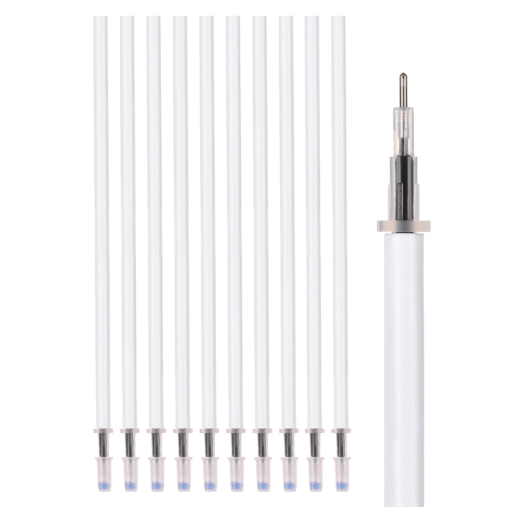 Bộ 10 Ruột Bút Mực Gel Thiết Kế Độc Đáo Cho Văn Phòng/Trường Học