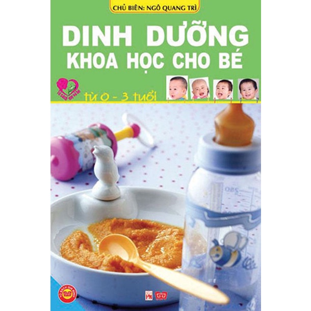 Sách - Dinh dưỡng khoa học cho bé từ 0-3 tuổi