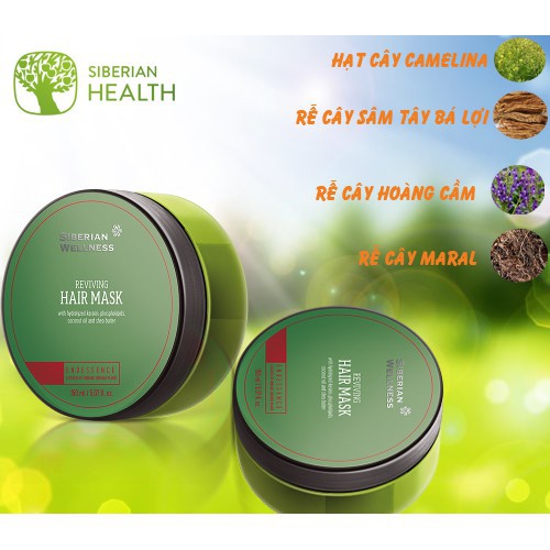 Kem ủ phục hồi tóc SIBERIAN WELLNESS REVIVING HAIR MASK - Mỹ phẩm Siberian Health