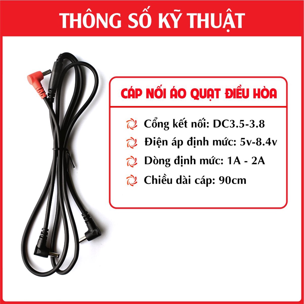 Dây Cáp Nối Quạt Áo Điều Hòa Dstore Cao Cấp