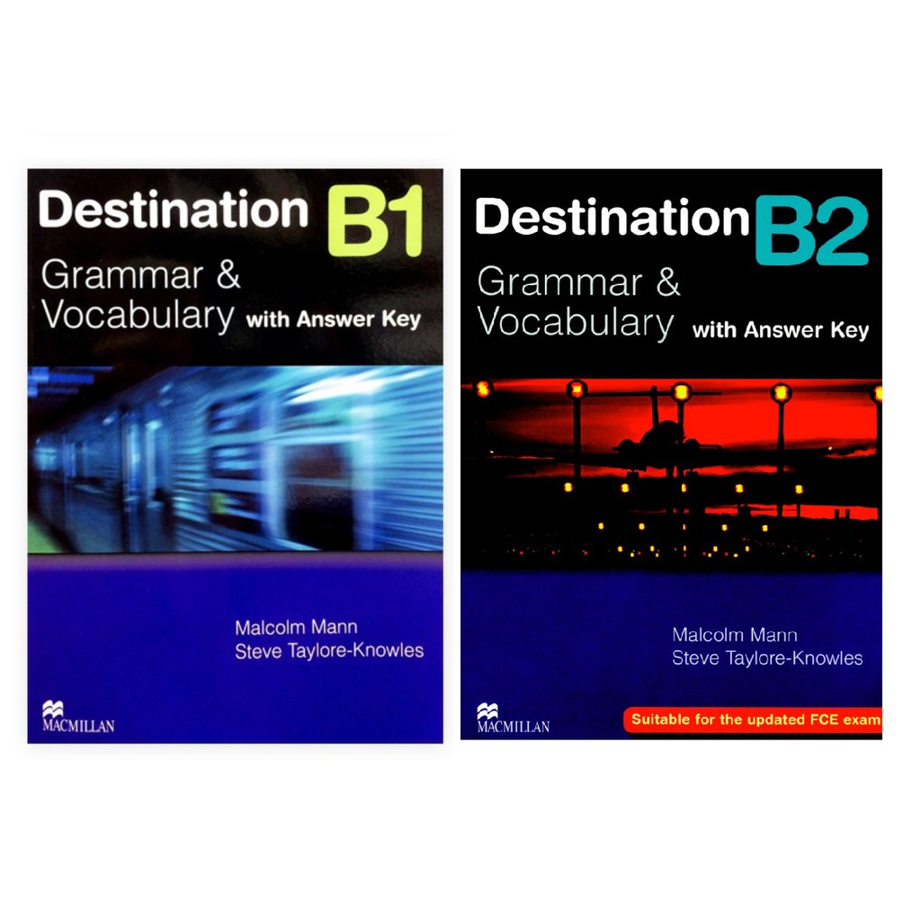 Sách - Combo 2 Cuốn Destination B1 & B2 Grammar and Vocabulary (bản màu)