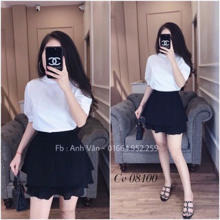 Váy tầng chân ren bigsize 55kg-90kg