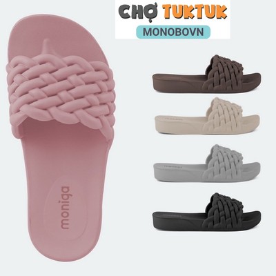 Dép nữ Thái Lan thời trang quai đúc chất cao su siêu nhẹ êm chông trơn  Monobo moniga 10.7