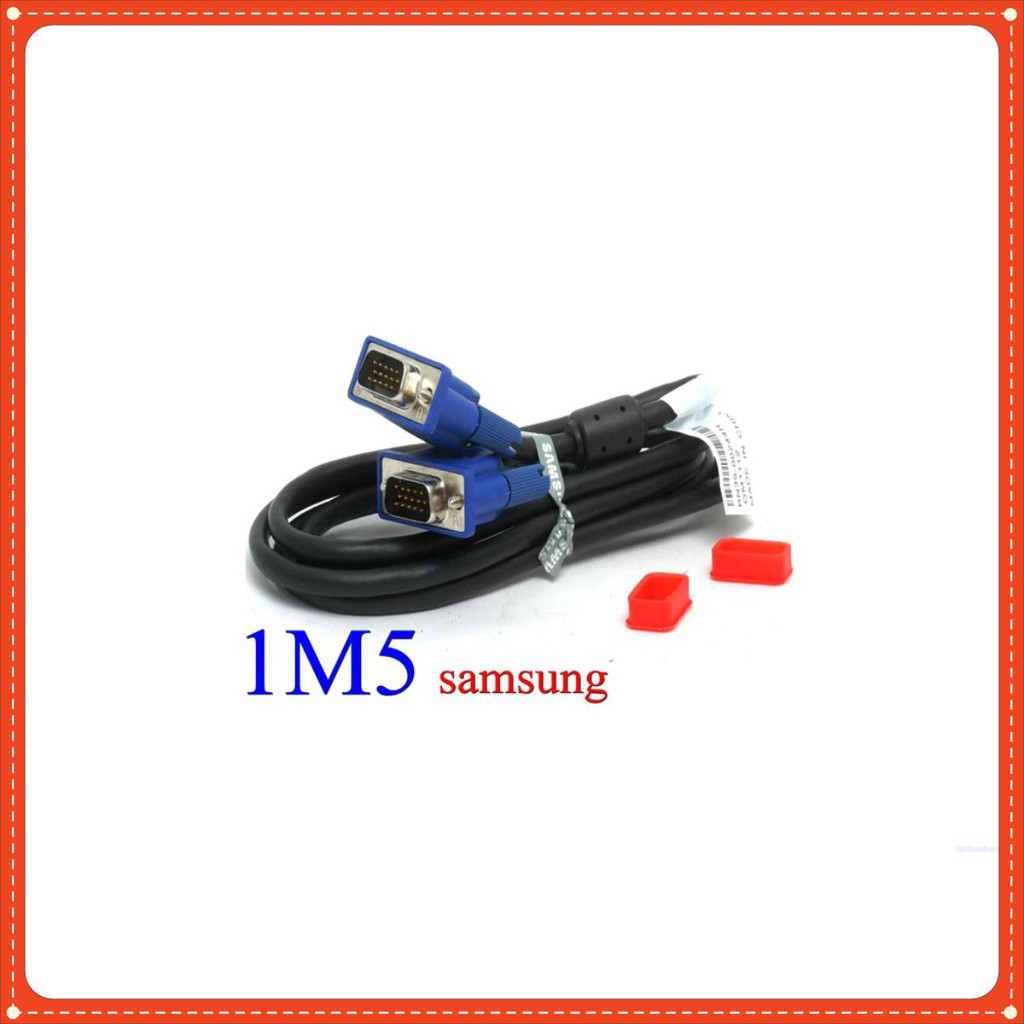 Dây VGA 1M5 đen Samsung [shop nhím]