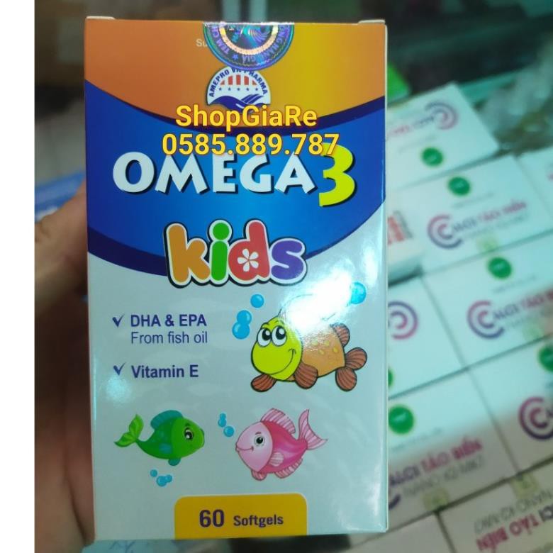 Omega 3 kids dành cho trẻ có thể lực giảm kém tập trung, giảm mỏi mắt, giảm trí nhớ