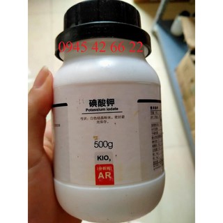 Hóa Chất Potassium iodide - Kali iodat - KIO3 - 99,8% - Lọ 500g CAS: 7758-05-6