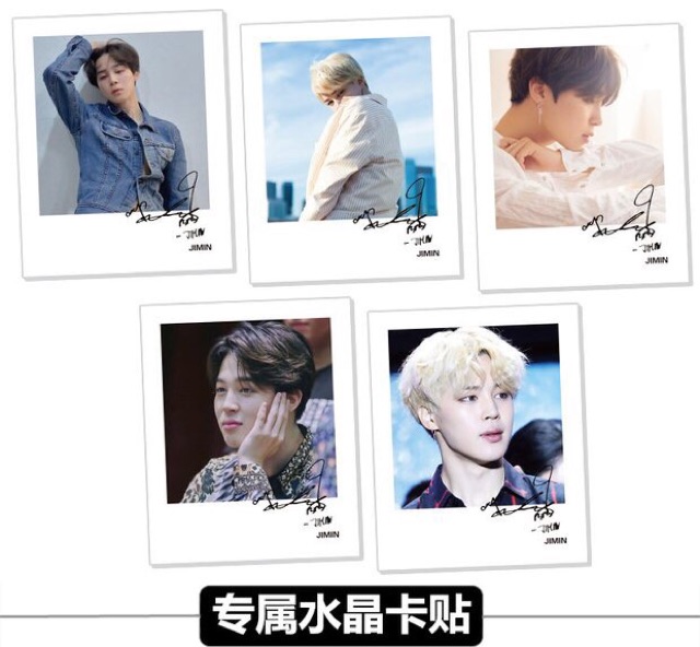 [TẶNG 7 kẹp gỗ + 1m dây]Combo ảnh photobook Jimin album Love Yourself Tear gạt sang bên cạnh có clip | BigBuy360 - bigbuy360.vn