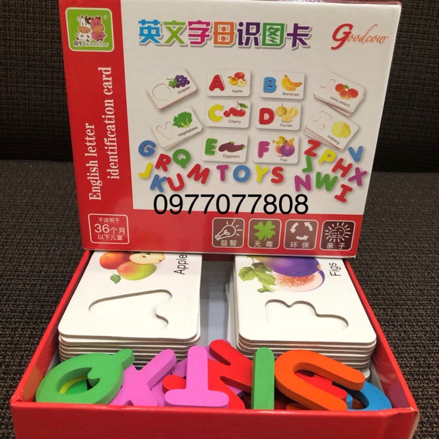 Bộ ghép chữ cái Tiếng Anh