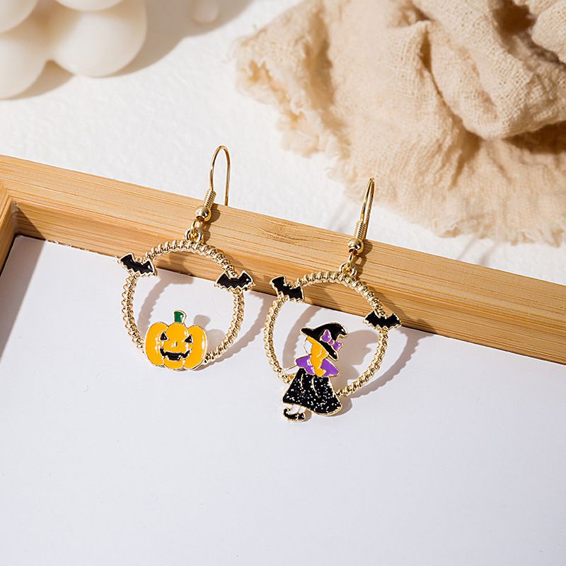 [CÓ SẴN] BÔNG TAI KHUYÊN TAI HALLOWEEN HÌNH PHÙ THUỶ, HOÁ TRANG THỜI TRANG CÁ TÍNH DỄ THƯƠNG 222BTHLW