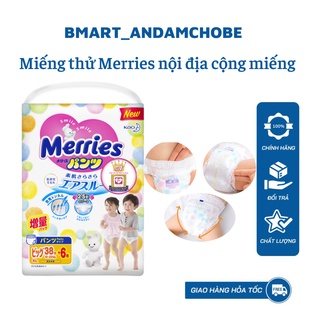 Bỉm merries nội địa nhật chính hãng cộng miếng dán/quần đủ size nb96/s88/m68/m64/l58/l50/xl44/xxl28