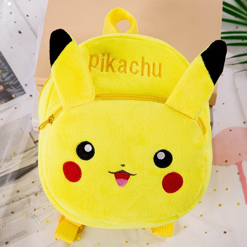 Balo NhungGIADUNGTONGKHO1Balo Nhung Hoạt Hình Mềm Mại Cho Bé Từ 0-4 tuổi, Túi xách Hình Thú Dễ Thương Cho Bé Mầm Non
