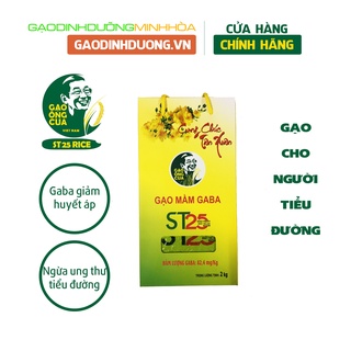 Gạo ST25 Mầm Gaba gạo dinh dưỡng cho người tiểu đường giảm cân gạo ông cua