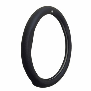 Bọc vô lăng da vân Carbon logo Hyundai