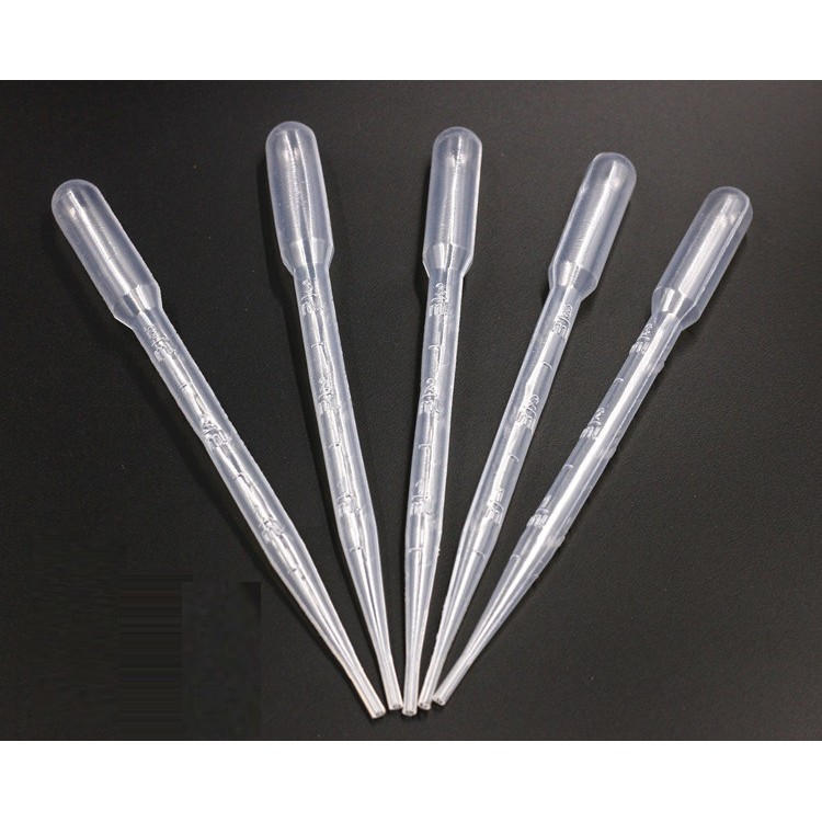 Ống Pipet chiết dung dịch 3ml để Pha Sơn, Thí Nghiệm, Chiết Tinh Dầu, Mỹ Phẩm, Hút Sữa,...