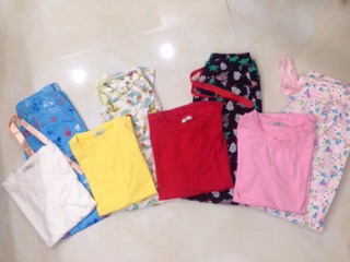 Bộ coton mặc nhà
