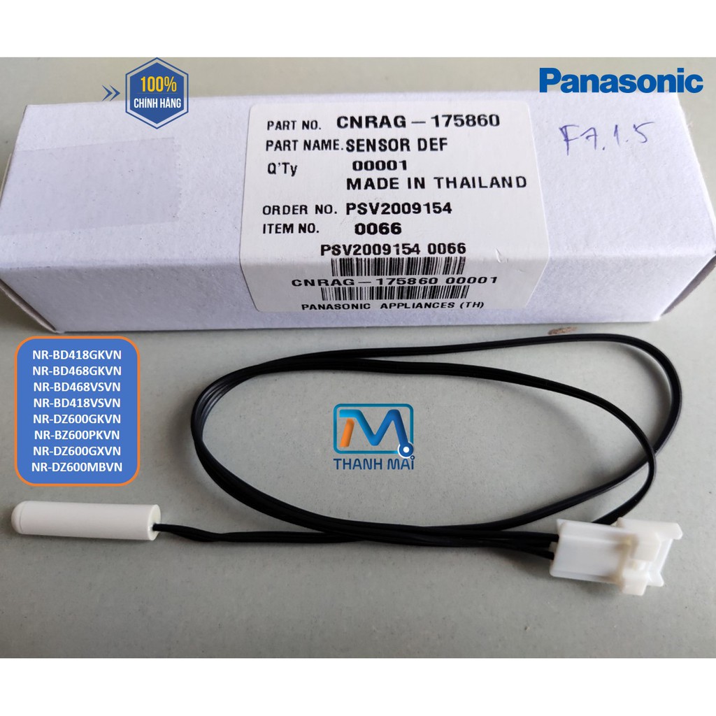 Cảm biến xả đá Tủ lạnh Panasonic NR-BD418 // NR-BD468 // NR-BD418 // NR-DZ600 // NR-BZ600
