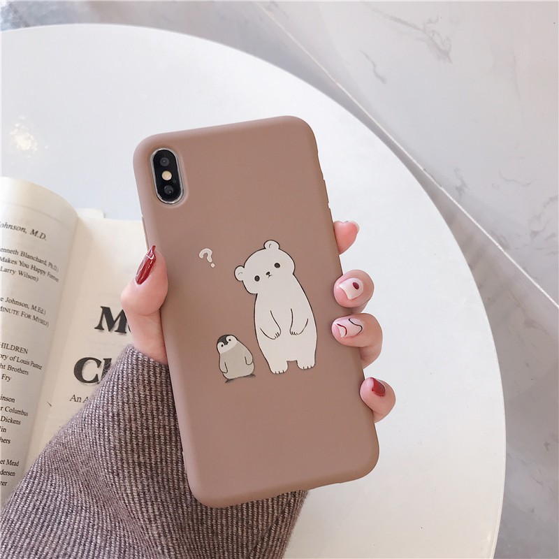 [ OPPO ] Ốp Lưng Silicon Gấu Trắng - B132 | BigBuy360 - bigbuy360.vn