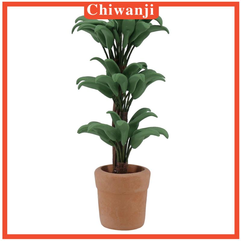 Chậu Cây Bonsai Mini Tỉ Lệ 1 / 12 Dùng Trang Trí Nhà Búp Bê