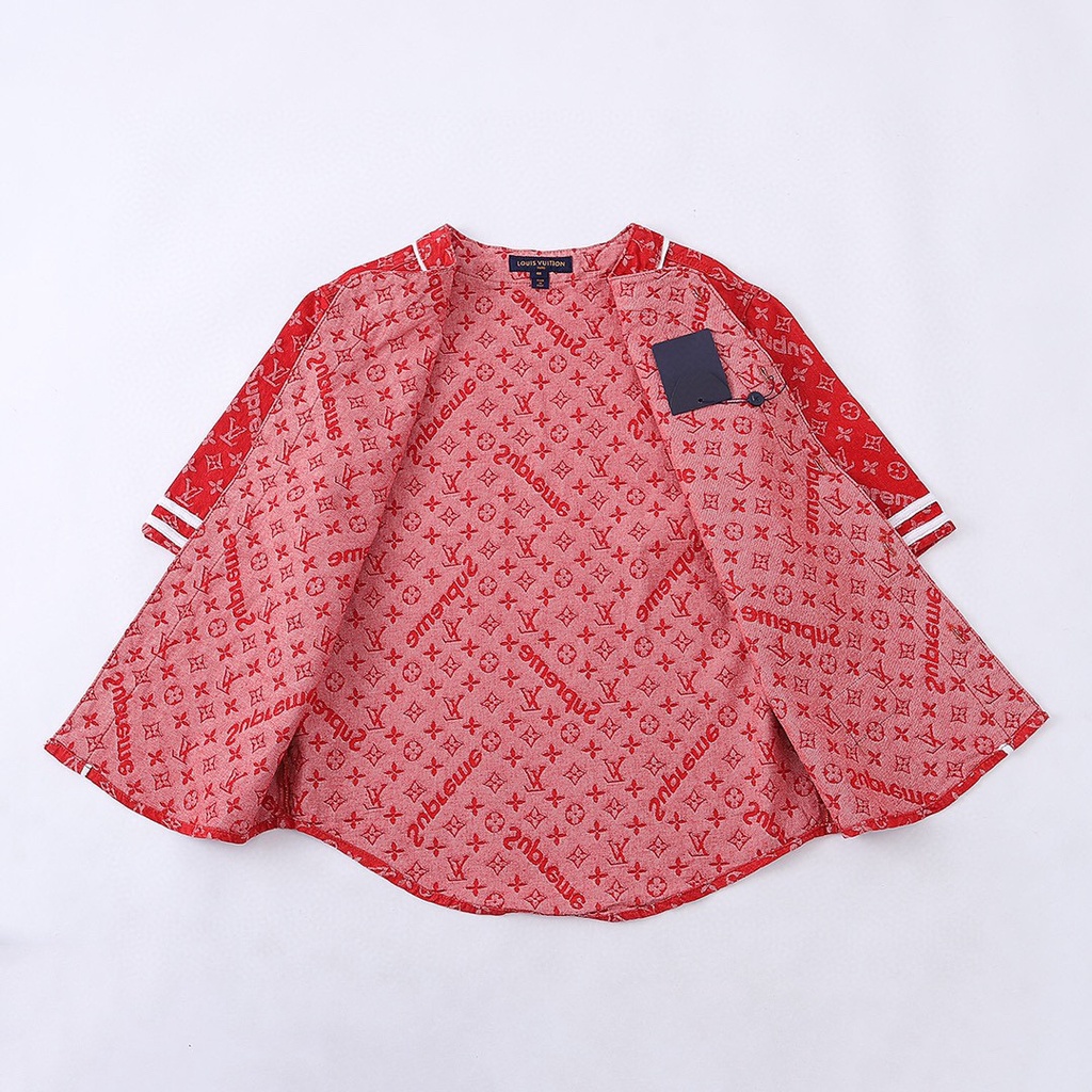 Áo Louis Vuitton x Supreme Jerney BaseBall FW21