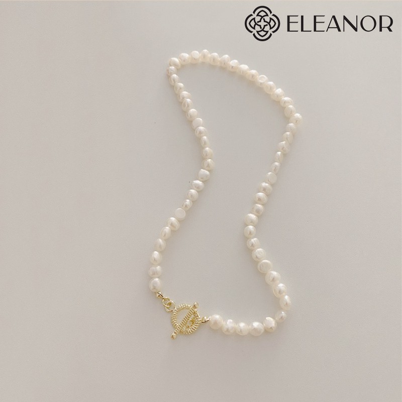 Dây chuyền nữ ngọc trai nhân tạo Eleanor Accessories vòng cổ chuỗi hạt dạng choker phụ kiện trang sức thanh lịch