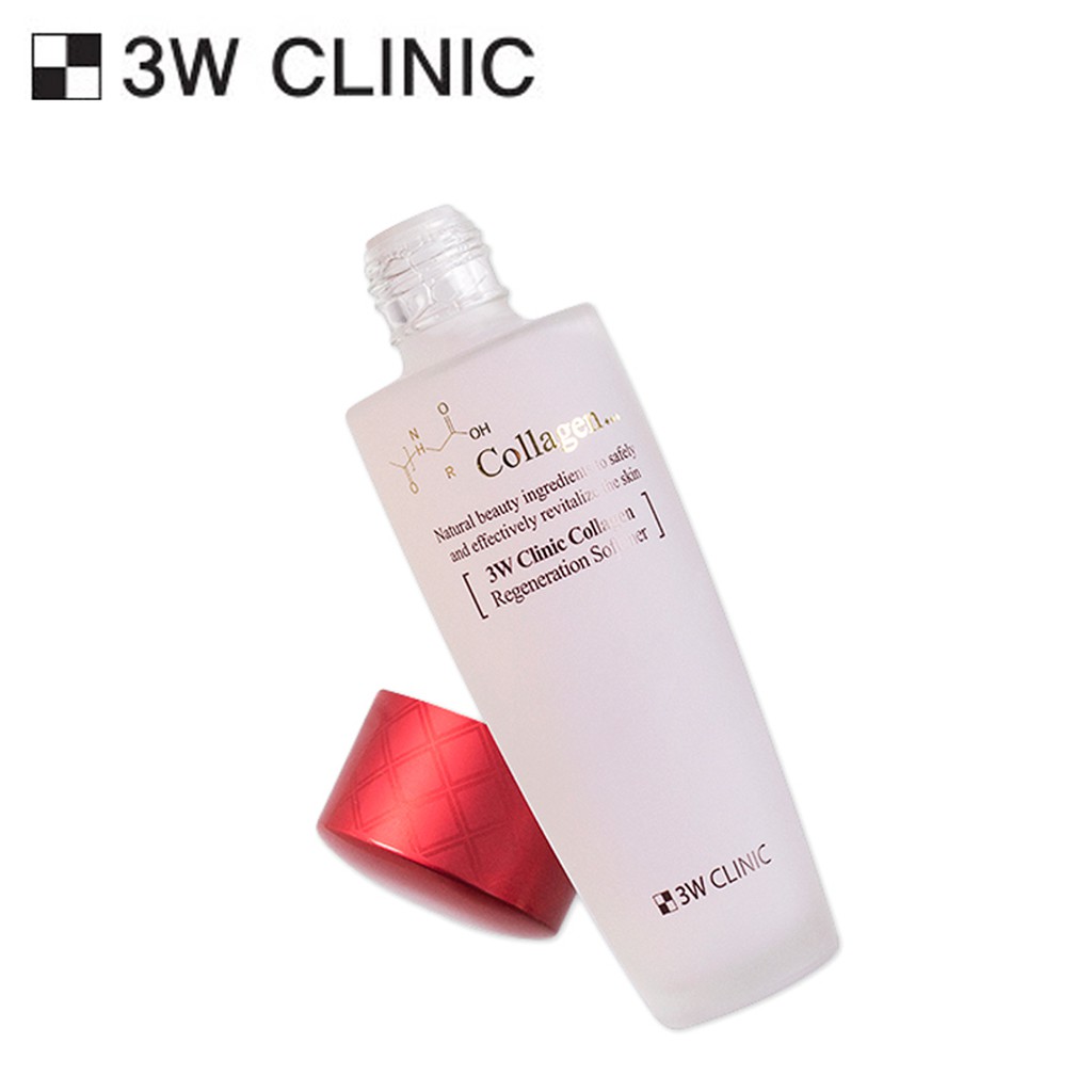 NƯỚC HOA HỒNG TÁI TẠO DA COLLAGEN REGENERATION SOFTENER 3W CLINIC 150ML