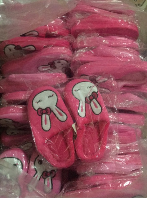 Dép bông thỏ cho bé ( size lớn)