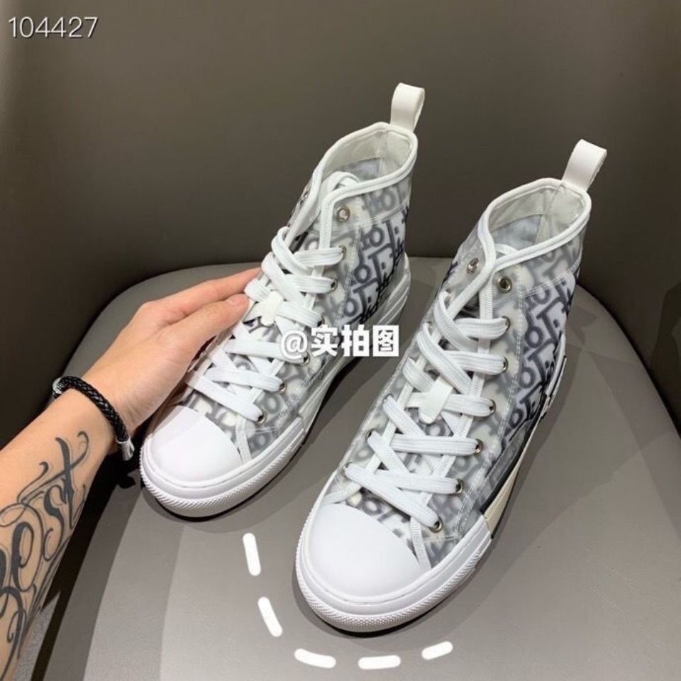 Giày Thể Thao Cao Cổ In Họa Tiết Thời Trang Mới Cho Nữ