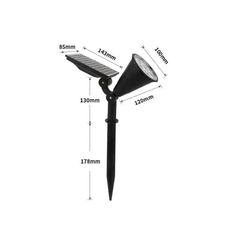 😍 Đèn cắm cỏ năng lượng mặt trời trang trí sân vườn MAYOR WOLF