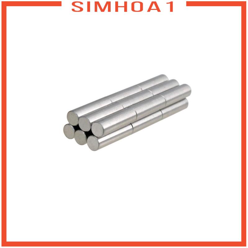 Set 1 Thanh Pickup Đàn Guitar Điện Hình Trụ Từ Tính Màu Bạc 18mm