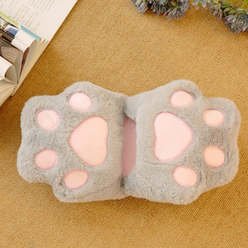 Dép Bông Đi Trong Nhà Chống Trượt Hình Móng Vuốt Mèo