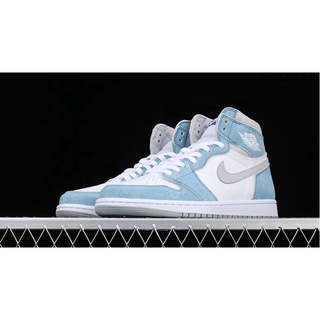 📢 giày thể thao, giày sneaker jordan low 1 xanh dương nhạt cổ cao