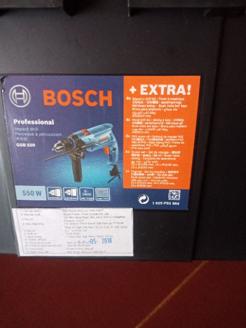 Máy khoan động lực Bosch GSB 550 FREEDOM 90 chi tiết