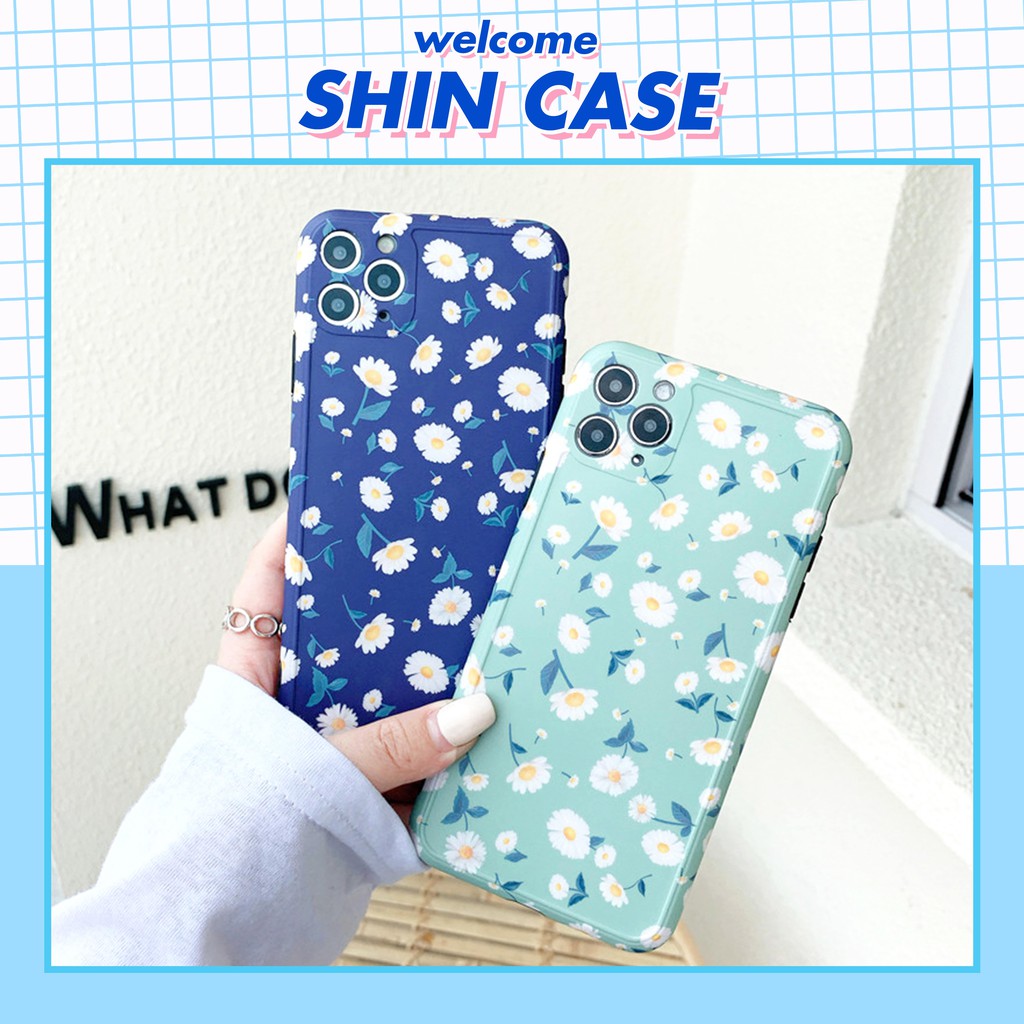 Ốp lưng iphone Hoa nhỏ IMD dày dặn viền nổi 5/5s/6/6plus/6s/6splus/7/7plus/8/8plus/x/xr/xs/11/12/pro/max/plus/promax | BigBuy360 - bigbuy360.vn