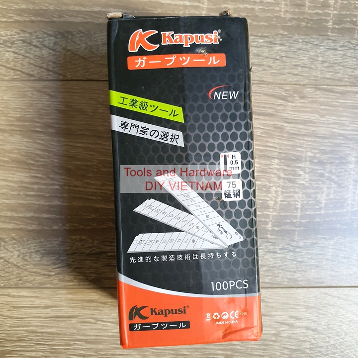 [Ảnh thật] [Chính hãng] Hộp lưỡi dao rọc giấy thay thế hãng Kapusi Nhật Bản cao cấp, Bảo hành 6 tháng