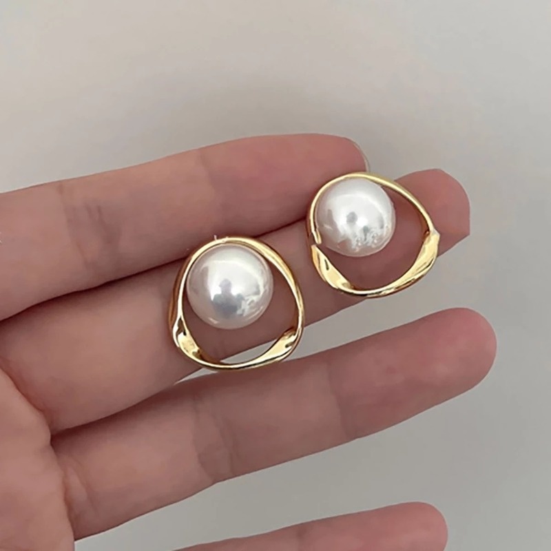 Bông Tai Ngọc Trai Thời Trang Hàn Quốc